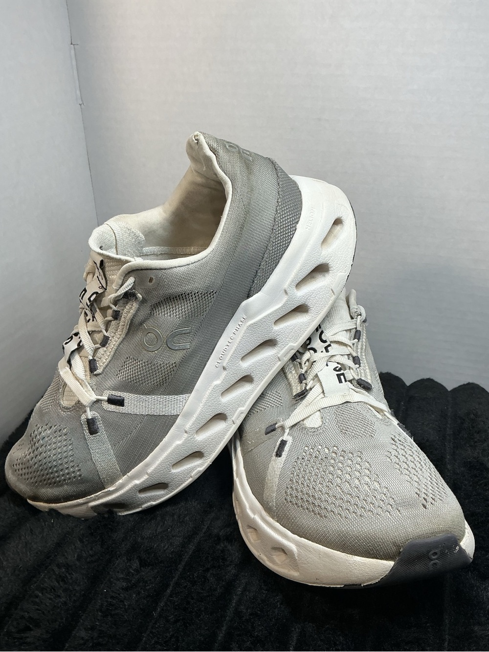 On Running Cloudeclipse Men’s 9 Frost Grey White Max Cushion Running Shoe